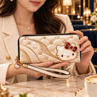 HK in Cream and Crimson - An Editorial Study in Quiet Elegance