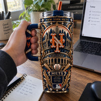 NYM Heritage Crest - Ornate Ballpark Wraparound Tumbler