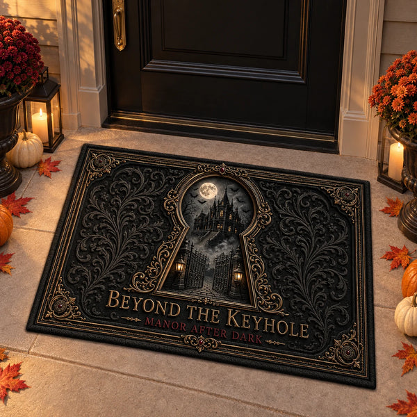 Beyond The Keyhole - Gothic Manor Threshold Doormat - main