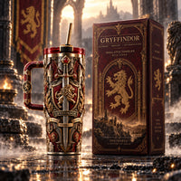 Crest of Courage - Lion, Sword and Heraldic Restraint