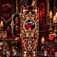 MIA Gilded Court - Crowned Skull Baroque Tumbler