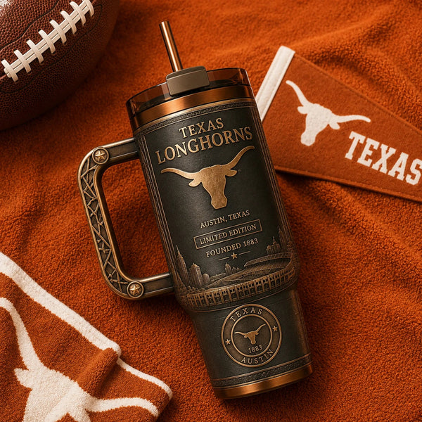 TEX Bronze Heritage - Longhorn Crest Tumbler - main