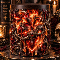 Molten Sacred Heart - Fire, Thorns and Gothic Contrast