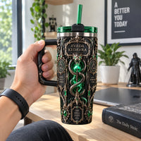 Avada Kedavra - Serpent, Emerald and Gothic Ornament