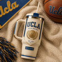 UCLA Crest, Cream and Gold - Collegiate Heritage Tumbler