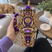ORL Crest Regalia - Purple and Gold Wraparound Tumbler