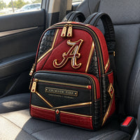 ALA Script Mark - Crimson, Black and Gold Backpack