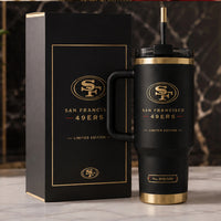 SF Gold on Black - A Quiet Statement Tumbler