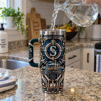 SEA Compass - Ornate Maritime Heritage Tumbler