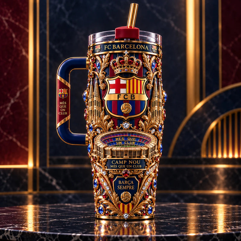 FCB Ornamental - Crest, Cathedral Spires and Club Devotion