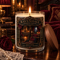 Some Places Never Truly Stay Empty - Ravenhall Midnight Parlor Candle