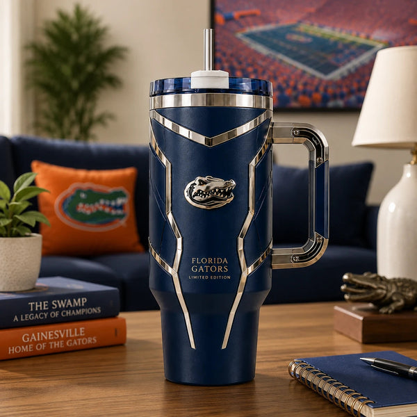FLA Chrome - Navy Gator Emblem Tumbler - main