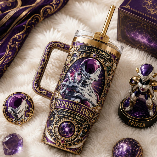 Cold-Blooded Majesty - Frieza Framed in Ornamental Symmetry - main