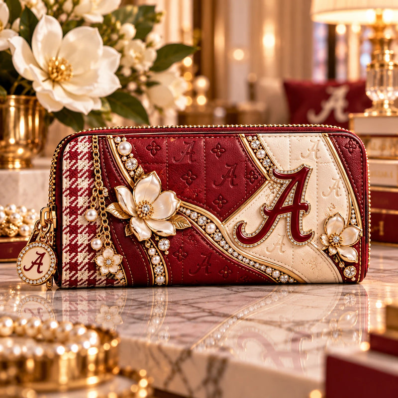 ALA Script - Crimson, Cream and Quiet Ornament