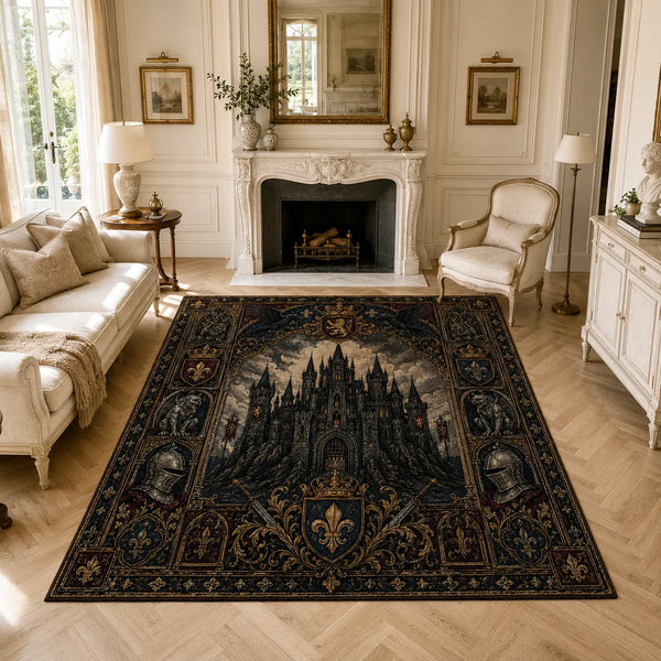 Castle in Shadow - Gothic Heraldry Floor Composition - main