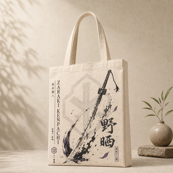 Nozarashi Ink Study - Kenpachi Sumi Graphic Tote - main