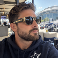 DAL 1960 - Navy, Gold and the Star on a Squared Frame