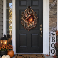 Ember Vigil - Dragon Eye Heteromorphic Wood Sign