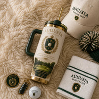 Augusta Crest - Heritage Club Tumbler in Ivory and Green