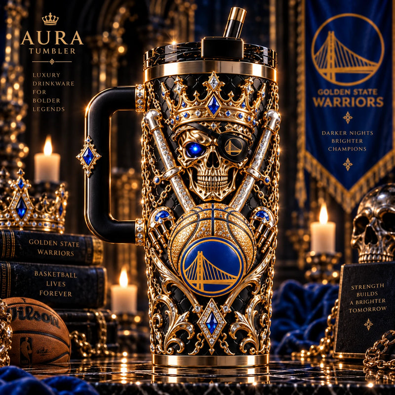 GSW Regalia - Crowned Skull Wraparound Tumbler