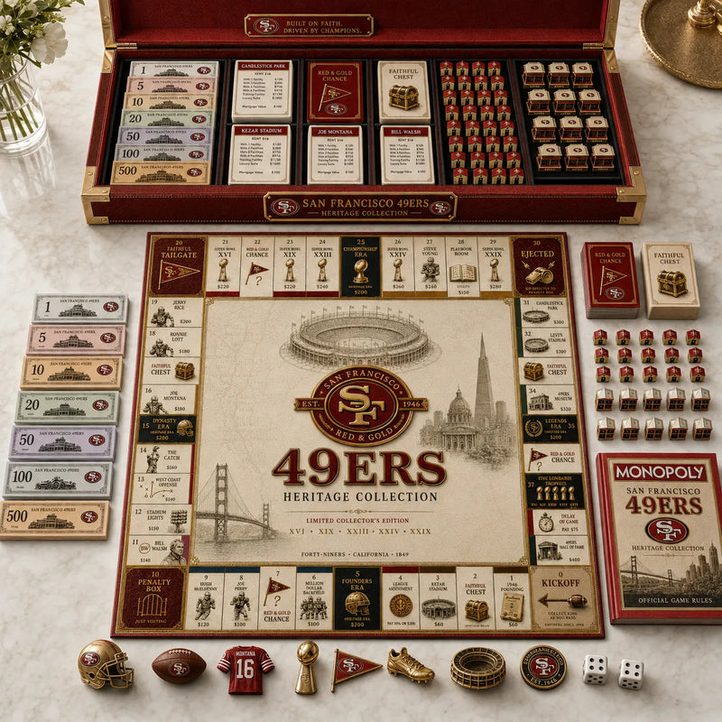 SF Heritage Board - Red, Gold and the Quiet Ceremony of a Game Night