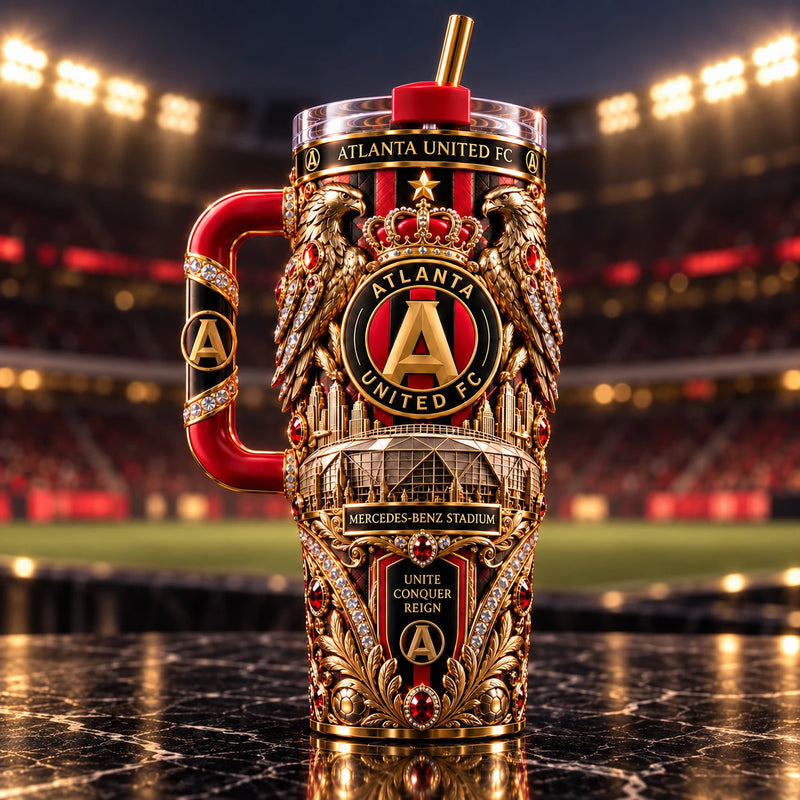 ATL Gilded Crest - Ornate Eagle and Crown Tumbler