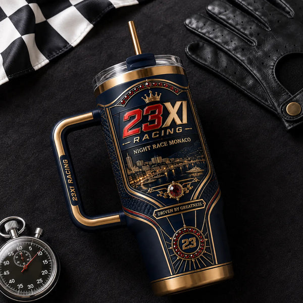 Monaco Nocturne - 23XI Gilded Crest Tumbler - main