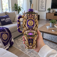 ORL Crest Regalia - Purple and Gold Wraparound Tumbler