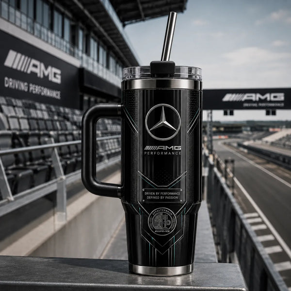 Black Panel Precision - MB AMG Tumbler With Quiet Confidence - main