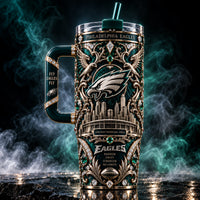 PHI Ornate Emerald Crest - Baroque Tumbler Statement