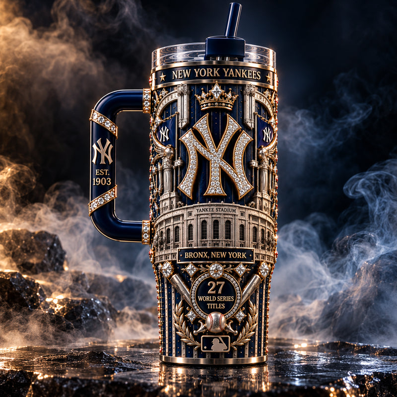 NYY Crown Jewel - Pinstripe Heritage Tumbler