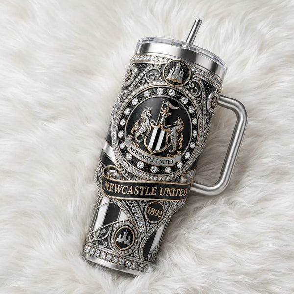 NEW - Magpie Crest in Ornate Black and Silver - main