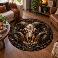 Horned Symmetry - A Circular Study in Ember and Shadow