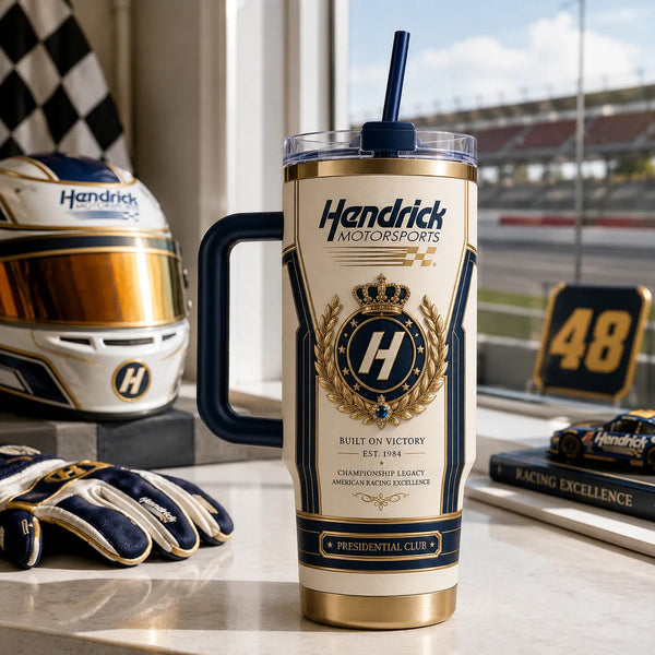 HM Presidential Club - Crest and Cream Heritage Tumbler - main