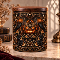 Some Beauty Lives In The Shadows - Gothic Halloween Candle