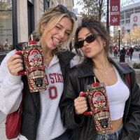 OSU Crest - Scarlet Heritage Tumbler in Ornamental Detail