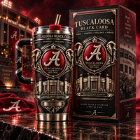 Tuscaloosa Black Card - Crimson, Bronze and Quiet Tradition