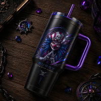 The Star Clown Smiles - Buggy Tumbler in Violet Chrome