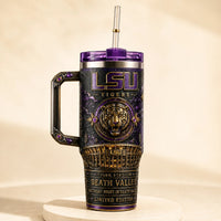 LSU - Death Valley Relief in Purple and Gold