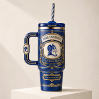DUKE Heritage Crest - Royal Blue and Gold Drinkware Statement