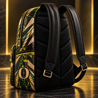 ORE Green and Gold - Graffiti Crest Backpack