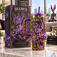 Beerus - Gold Relief, Violet Glow, Universe in Balance