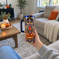 NYK After Dark - Jeweled Pumpkin Tumbler
