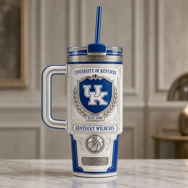 Crest, Laurel and Blue - The UK Heritage Tumbler - main