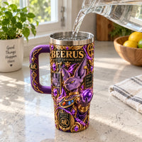 Beerus - Gold Relief, Violet Glow, Universe in Balance