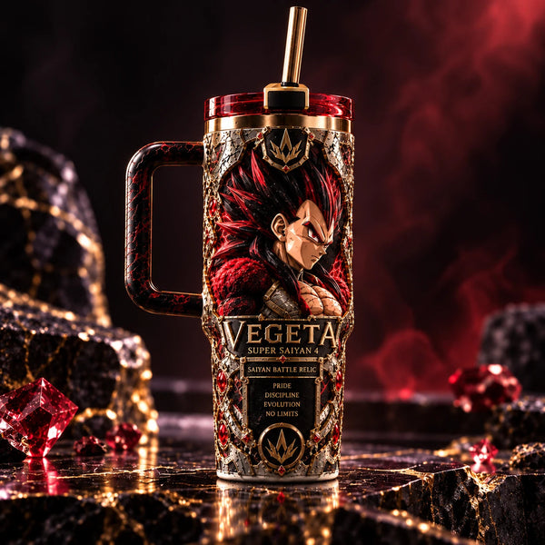 Pride, Discipline, No Limits - A Vegeta Tumbler Statement - main