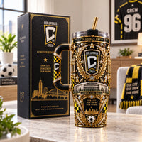 CLB Gold Standard - Heraldic Black and Yellow Tumbler