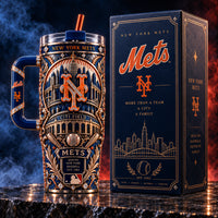 NYM Heritage Crest - Ornate Ballpark Wraparound Tumbler