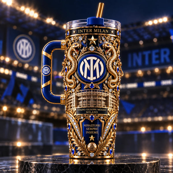 INT Nerazzurri Sempre Insieme - Ornate Crest Tumbler - main
