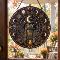 Moonlit Cathedral - A Circular Study in Night and Stillness
